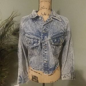 Vintage Code Blue denim jacket